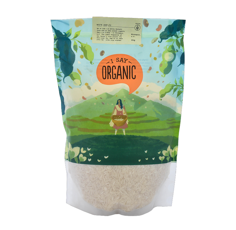Organic White Basmati Rice (Per KG)