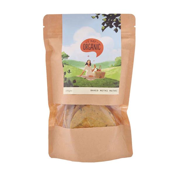 Organic Methi Mathri Baked