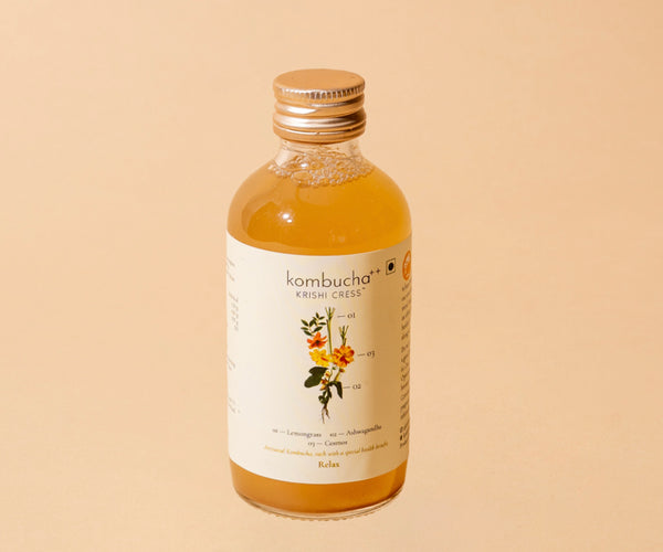 Krishi Cress -Relax Kombucha  (Per 200 ML)