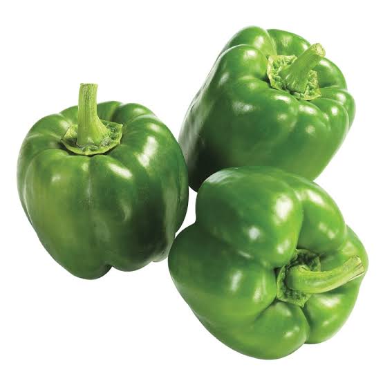 Green bell sweet pepper (bell sweet, bell sweet pepper, level detail, provide specific) Green bell sweet pepper