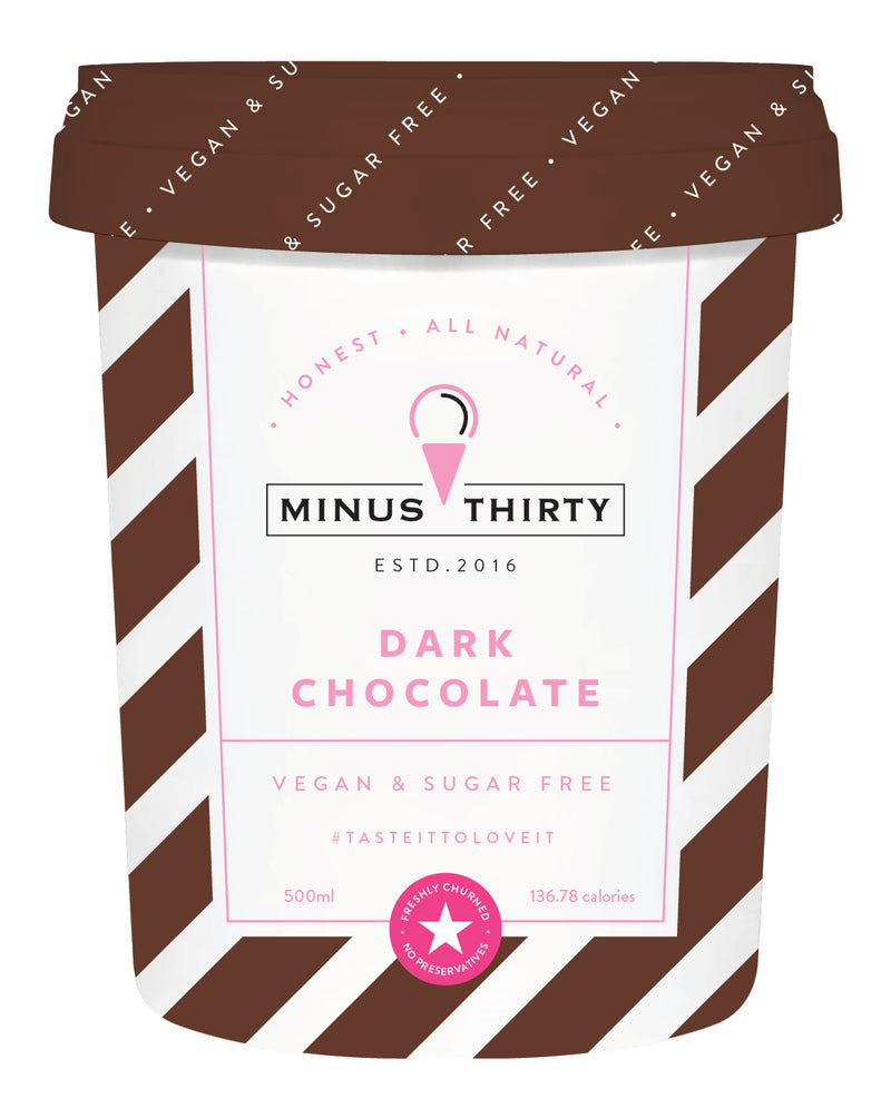 Minus 30-Dark Chocolate Vegan & Sugar Free(500 ml)