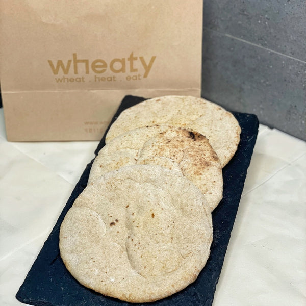 Wheaty's - Whole Wheat Pita, 100% Atta (Per 3 Pieces)