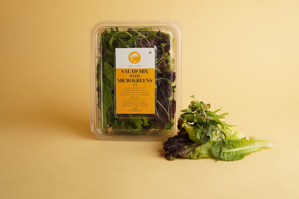 Krishi Cress - Salad Mix + Microgreens (Per 150 Grams)