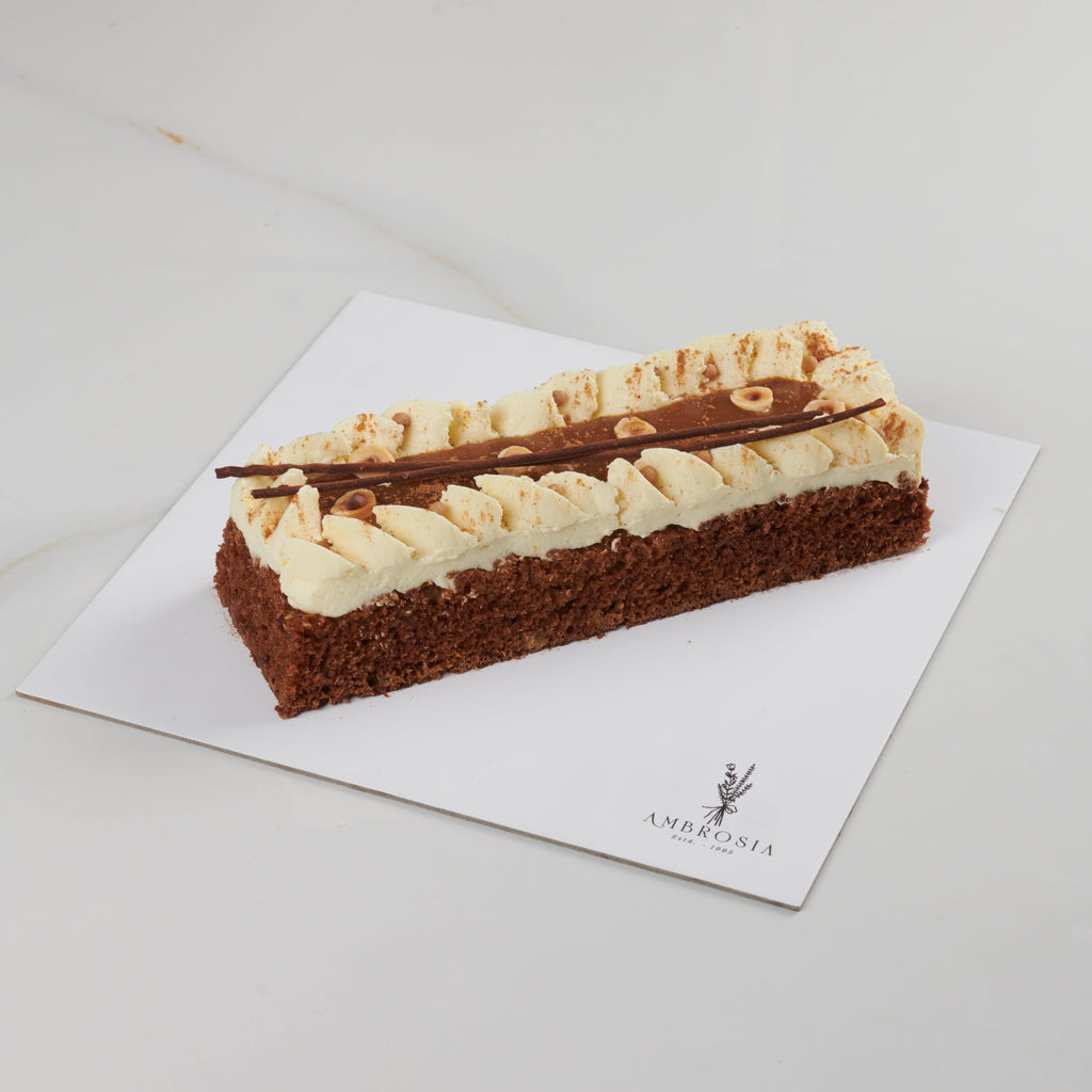 Belgian Chocolate & Caramel Fudge Cake – Ambrosia The Bakery